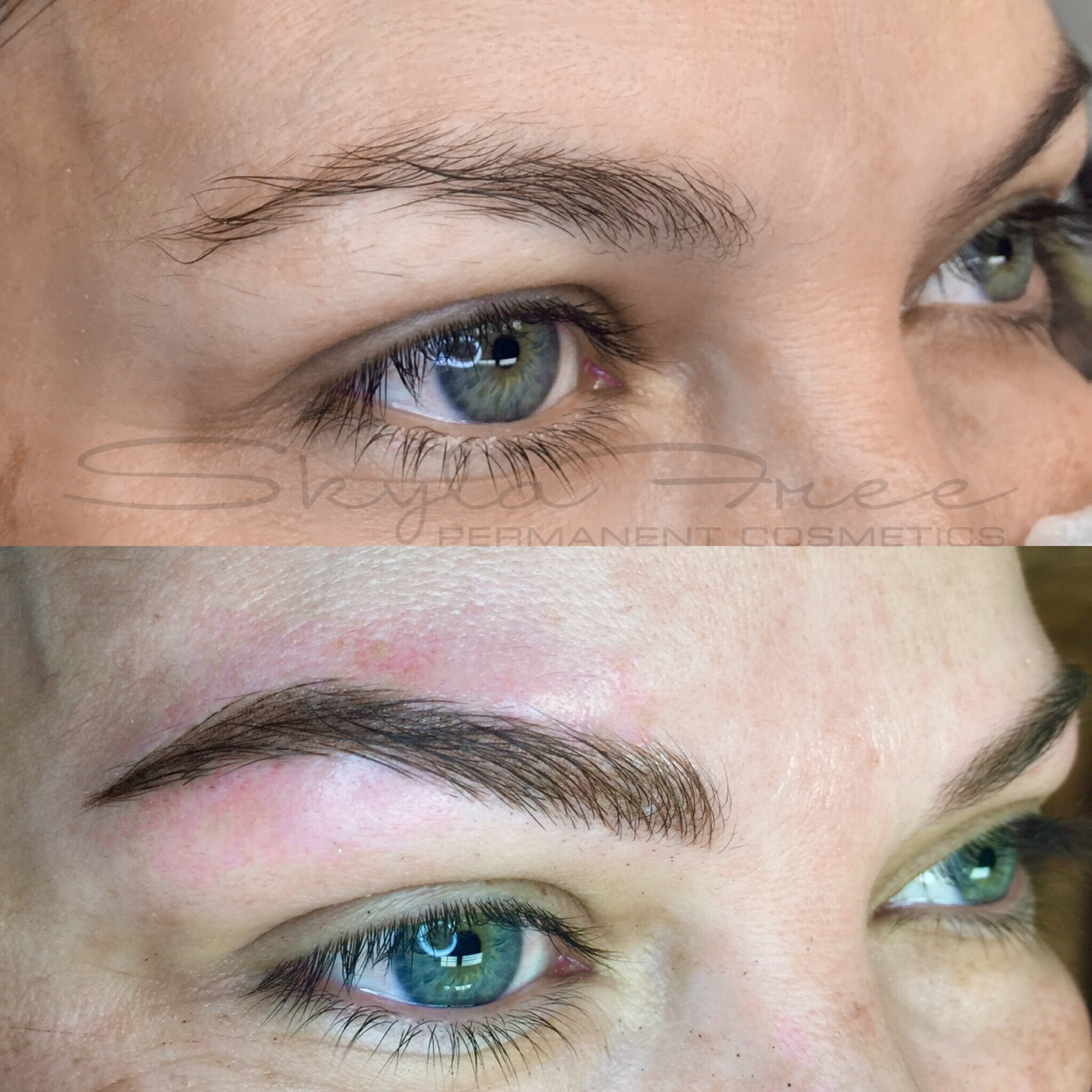 The microblading process